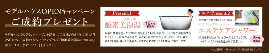 オープン記念プレゼント